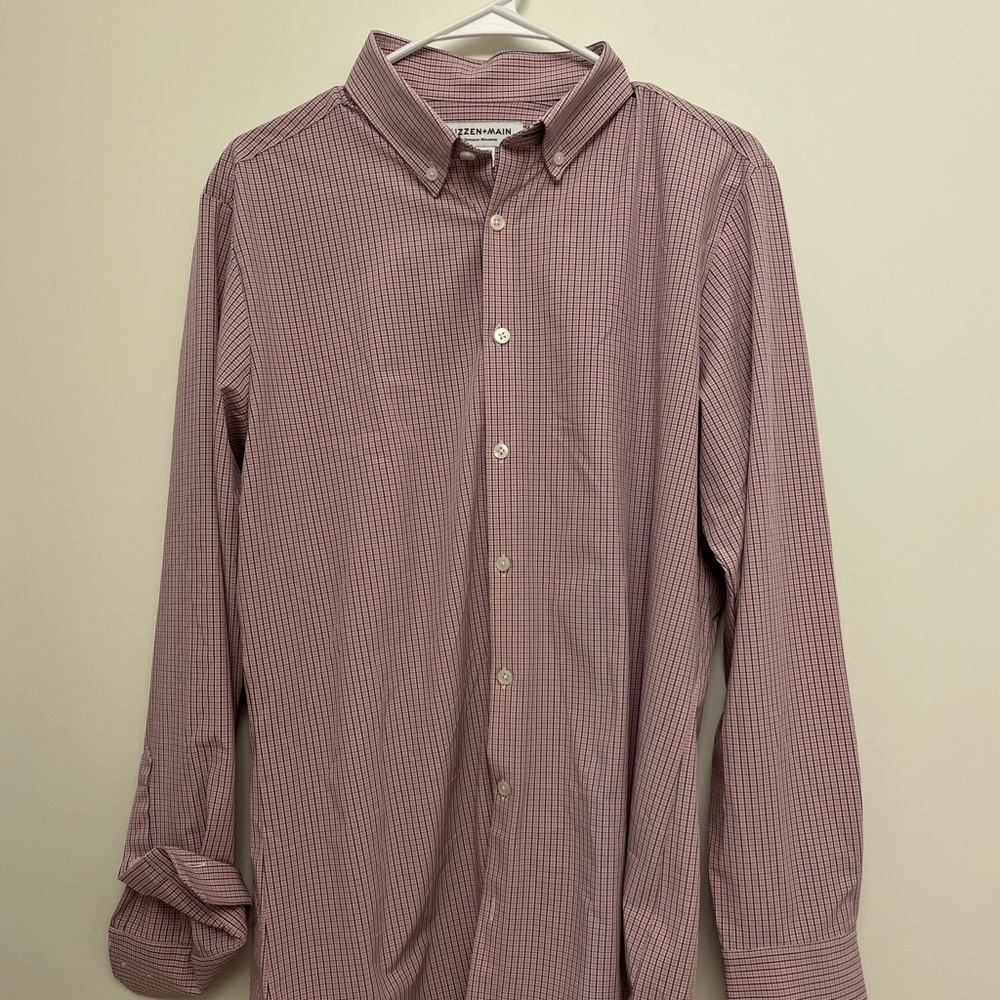 Mizzen & Main Medium Long Sleeve Button Down Shirt